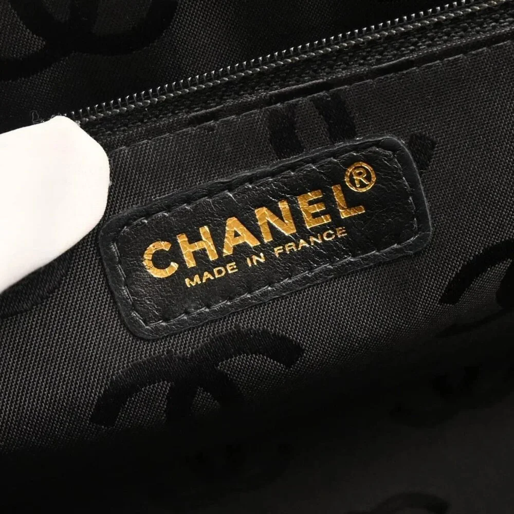 Chanel Black Calfskin Wild Stitch Choco Bar Chain Handbag 195112 - Picture 9 of 11